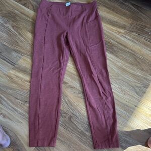 CAbi Women's Leggings in Rust